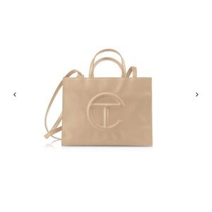 Telfar Cream Tote Bag